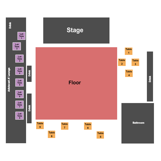 The Truman Seating Chart