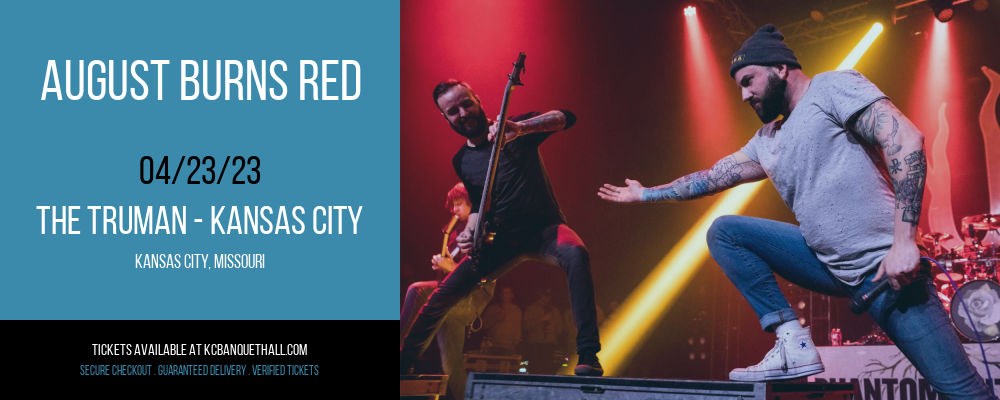 August Burns Red at The Truman tickets August Burns Red at The Truman