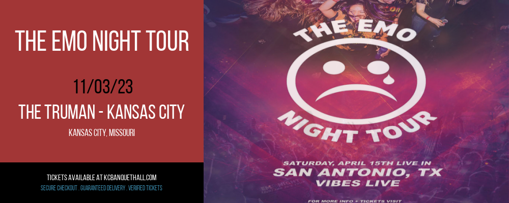 The Emo Night Tour at The Truman